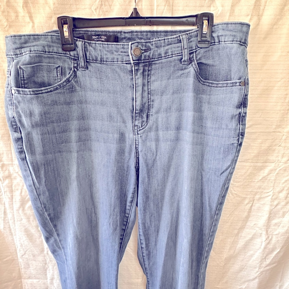 Simply Vera Vera Wang Denim Capri Jeans 16W